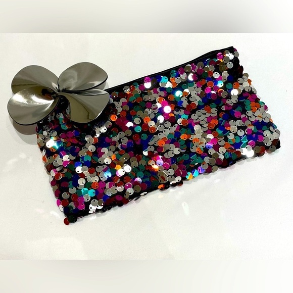 MAC Cosmetics Handbags - MAC Cosmetics Sequined Clutch